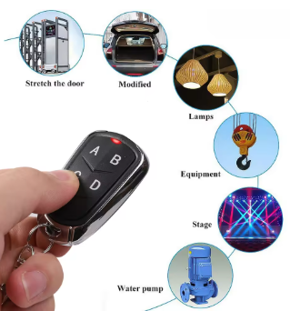 433MHz Clone Remote Control Wireless Fixed Rolling Code RF Transmitter ...