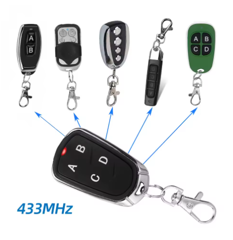 433MHz Clone Remote Control Wireless Fixed Rolling Code RF Transmitter ...
