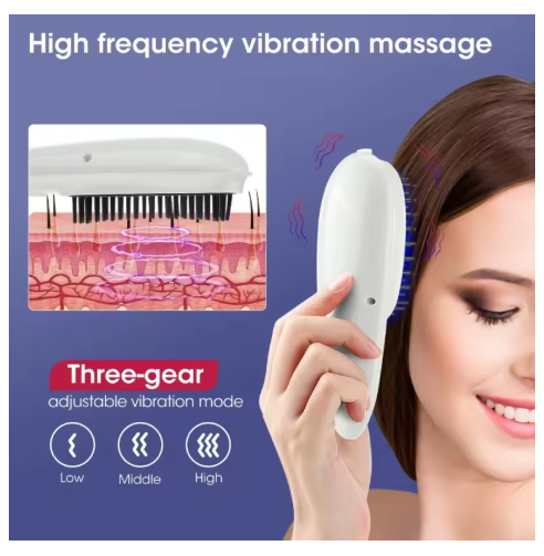 Electric Massage Comb for Hair Growth Red light Comb Head Scalp Massager for Anti Hair Loss Family Hair Care Practitioner