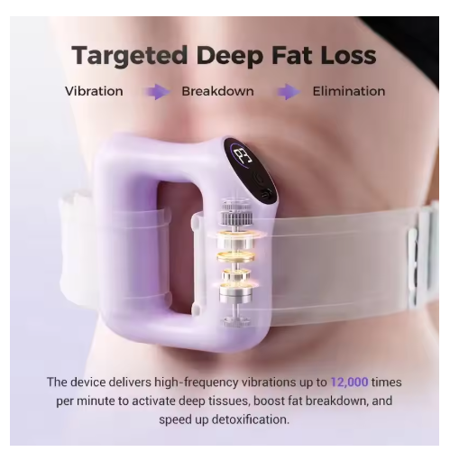 Full-Body Fascia Ring Multifunctional Exercise Vibration Fitness Massager Fat Burning Shaping Fat Slinger Deep Tissue Massage