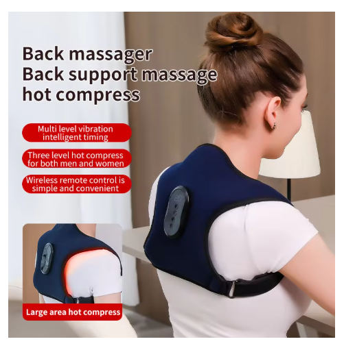 Smart Posture Corrector: Combines Vibration Massage, Constant-Temperature Heat Therapy, and Scientific Posture Correction to Effortlessly Say Goodbye to Slouching
