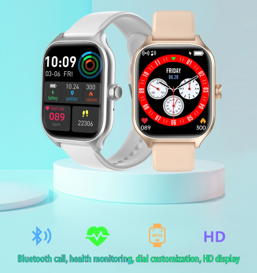 2.19-inch Large Display Health monitoring Sports Smart Watch Apple and Samsung smartwatch alternatives