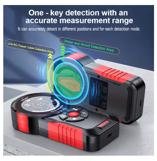 Timber Scanner 3-in-1 Wall Scanner Metal Detector Electrical Wiring Locator Timber De ...