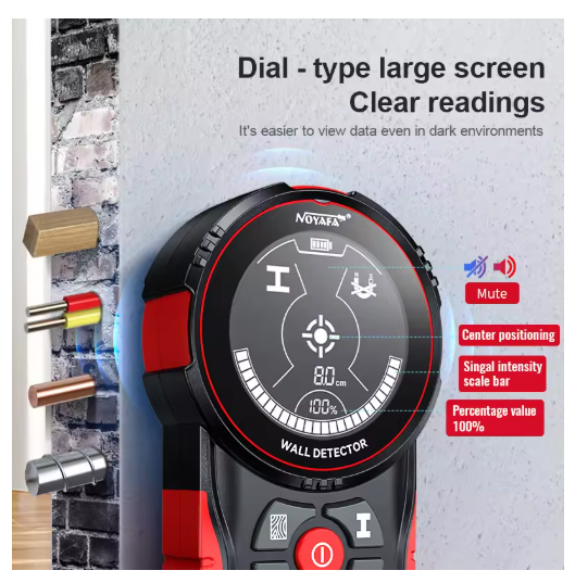 3-in-1 Wall Scanner Metal Detector Electrical Wiring Locator Timber De ...
