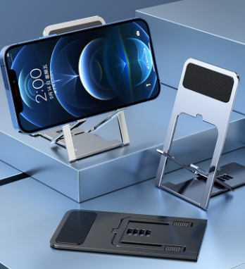 Multi-functional Portable Adjustable Mobile Phone Stand Foldable Design, Non-slip Stability