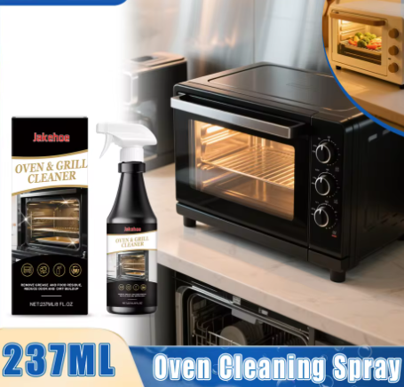 237ml Oven Microwave Oven Powerful Oil Stain Removal Spray Household Kitchen Quick Cleaning Microwave Oven Grill Grease Cleaning Spray