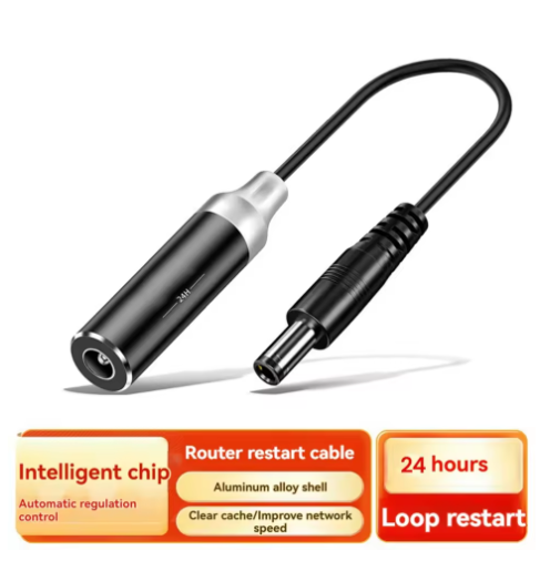 Router Auto-Restarter 24-Hour Cyclic Timer Hands-Free Operation Preven ...