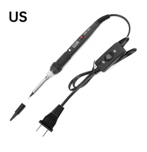 80W Internal Heating Digital Display Soldering Iron｜Adjustable Temperature Ceramic Heating Element Intelligent Constant Temperature Switch Included Multi-Country Plug Compatibility