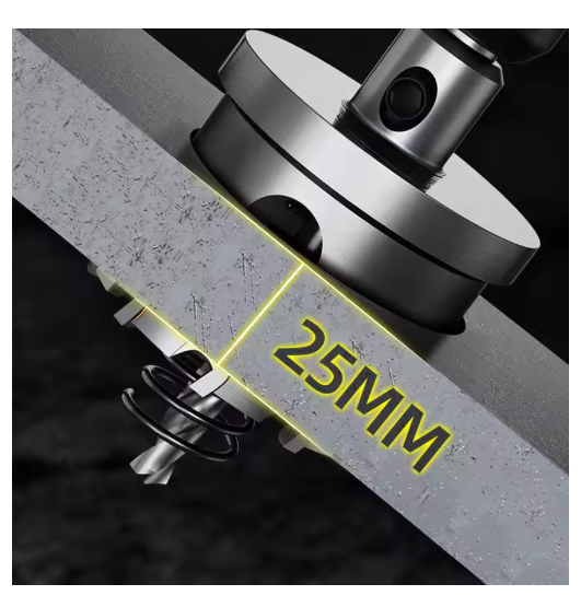 6/10/12Pcs Alloy Hole Saw Set 16-53mm Carbide Hole Saws for Metal Applications Non-Slip Triangular Handle Positioning Drill Hole Saw Set Suitable for Hand Drills and Bench Drills