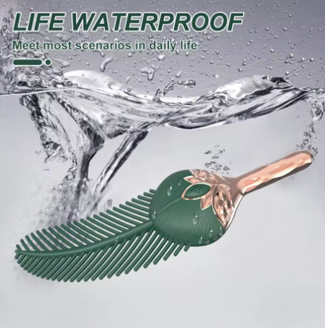 Female Peacock Feather Rhythm Wand - An immersive pleasure massager featuring feather-soft tactility and multi-frequency deep vibrations