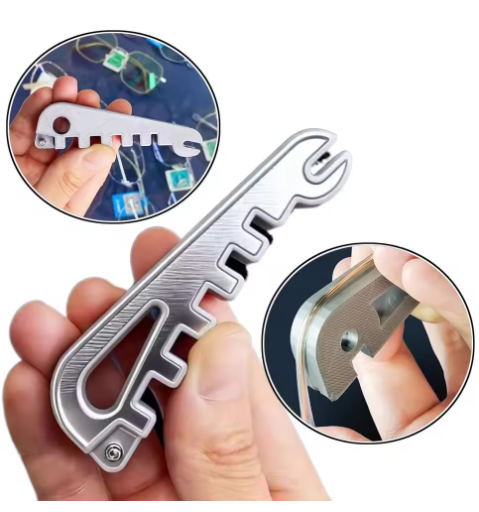 Professional Multi-Functional Temple Bending Tool｜Temple Bending Repair｜Precision Frame &amp; Nose Pad Adjustment Tool｜PETG Material Won't Damage Frames｜Essential for Home Eyewear Maintenance