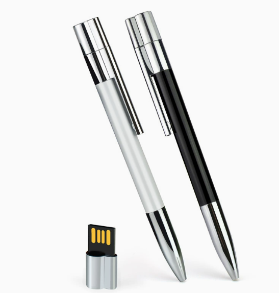 Pen-Style USB Drive: The Ultimate Portable Storage Solution for Business｜16GB/32GB/64GB/128GB High-Speed Transfer｜Integrated Pen-Body Design｜Secure and Reliable｜Plug-and-Play