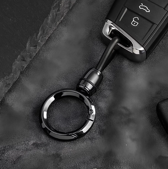 2Pcs High-end Men’s Car Keychain Lanyard