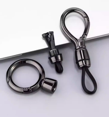 2Pcs High-end Men’s Car Keychain Lanyard
