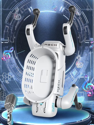 Intelligent Bionic Mechanical Dog Electric Remote-Controlled Robot Toy AI Mobile Programming Boy's Birthday Gift 30cm Large Size with Dual Battery Life Programmable Robot
