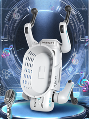 Intelligent Bionic Mechanical Dog Electric Remote-Controlled Robot Toy AI Mobile Programming Boy's Birthday Gift 30cm Large Size with Dual Battery Life Programmable Robot