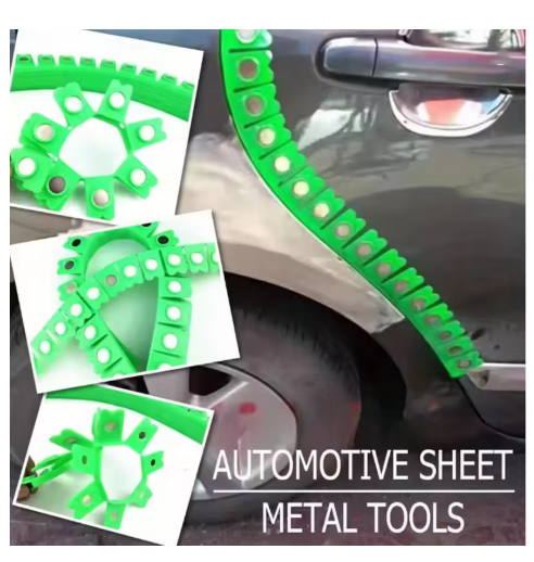 55cm Magnetic Sanding Protection Strip for Auto Dent Repair | Flexible Bodywork Masking Tape for Paint Polishing & Sanding | Reusable, Strong Magnetic Adsorption, Scratch-Proof for Car Paint