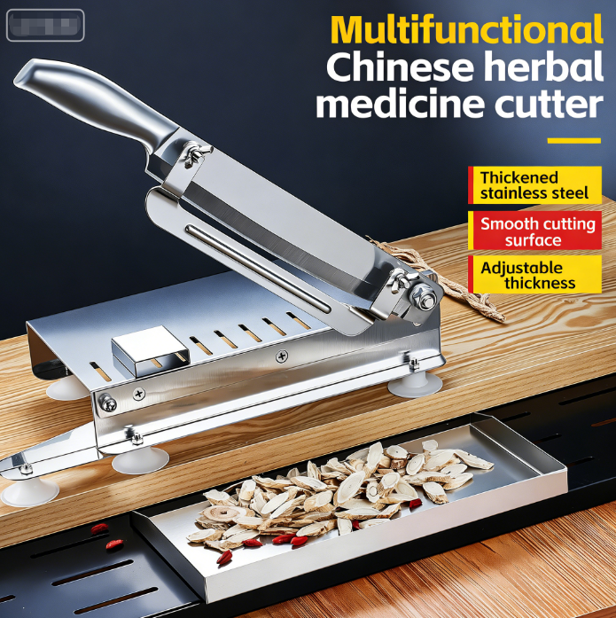 Multi-purpose Adjustable Stainless Steel Cleaver for Domestic Use – Specialised Knife for Meat, Medicinal Herbs and Traditional Chinese Medicinal Plant Cutting