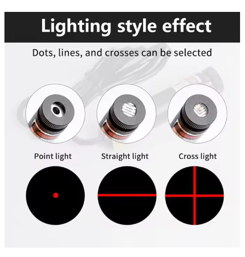 Industrial-Grade USB Laser Positioning Light Switchable Crosshair/Sing ...