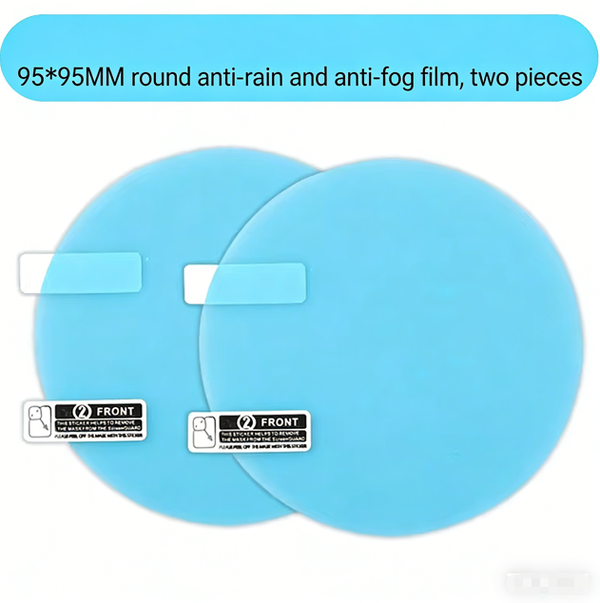 2Pcs Micro-Nano Rear-View Mirror Rain-Repellent Film | Rainy-Day Side Window and Reversing Mirror Anti-Fog Film | Universal Car Water-Repellent and Anti-Glare Protective Film