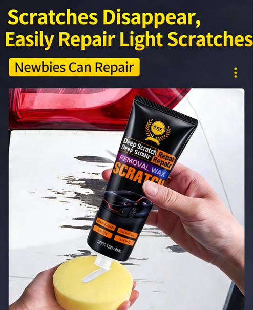 120ML Car Paint Scratch Wax – Safe on Original Paintwork, Quickly Repairs Scratch Sunburst and Nail Marks