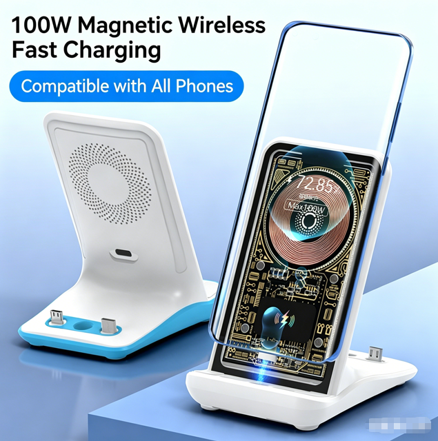 100W Magnetic Fast Charging Desktop Stand