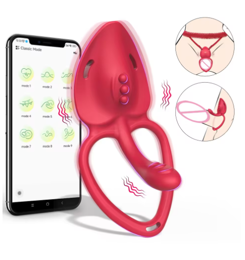 Wearable Panty Vibrator Vibrating Penis Cock Ring APP Remote Control Vibrators Clitoral Stimulator Women Men