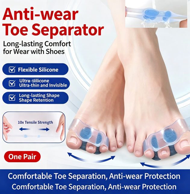 1Pair Silicone Toe Separator Bunions Separator