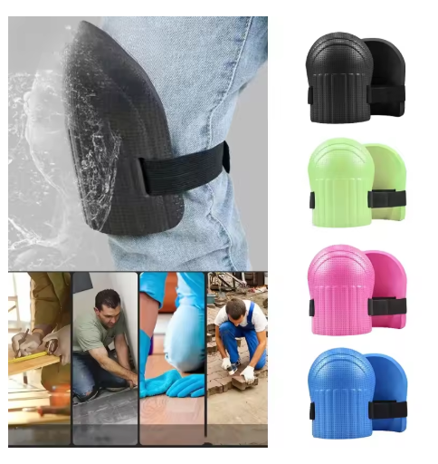 Work Safety Foam Knee Pads EVA Foam Knee Pads – Extra-Thick Shock Absorption, Slip-Resistant and Durable, Designed for Kneeling Work