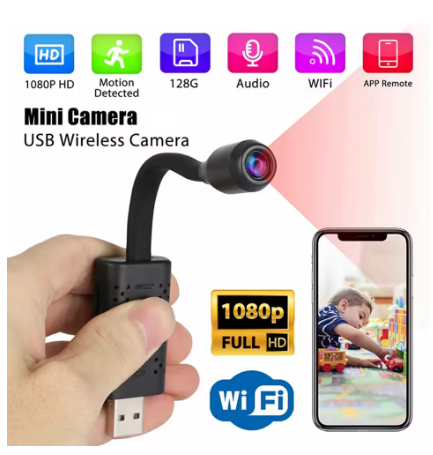 New U21 HD 1080P Smart Mini Wifi USB Camera Real-time Surveillance IP Camera Motion Detection Loop Recording Small camera hidden TF