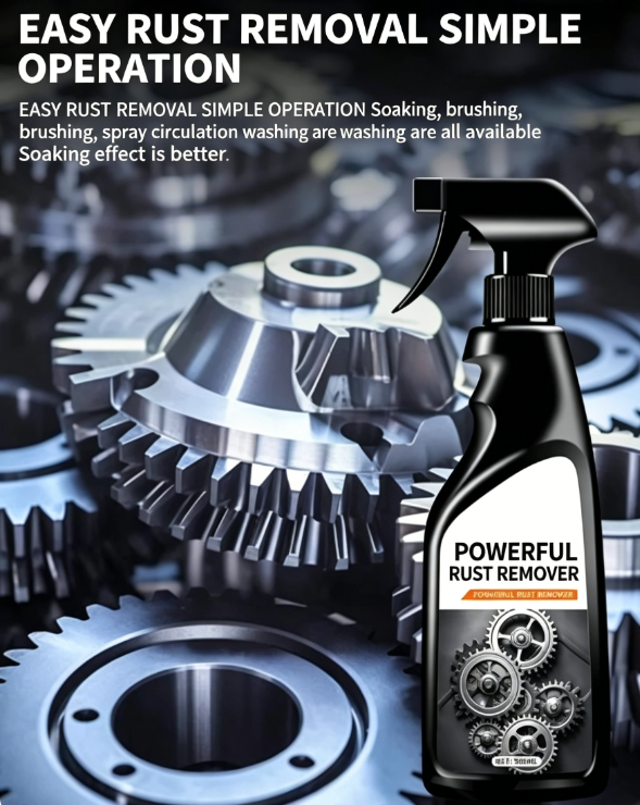 500ml Power Rust Remover | Quickly removes rust | Does not damage metal | Industrial-grade rust remover | Suitable for metals such as rebar, cast iron, carbon steel and aluminium alloys