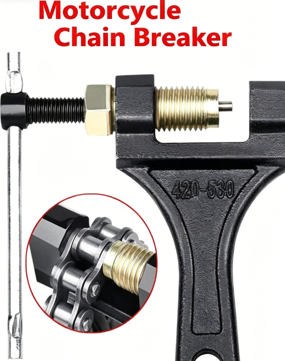 High-hardness motorcycle chain removal tool 420-530 chain cutter Bicycle/tricycle chain repair tool