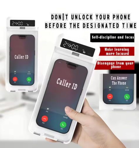 Mobile Phone Self-Discipline Timer Box | Break your phone addiction + physical separation + smart timing – it won’t unlock until the time is up
