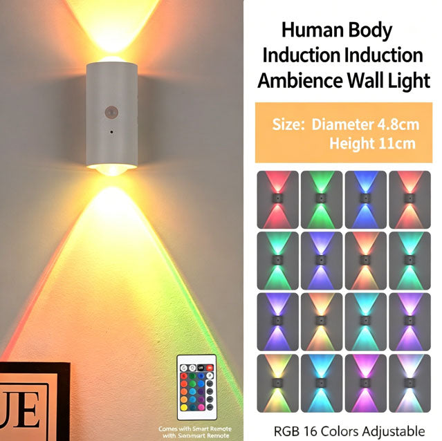 Smart Motion-sensor Lights 16-Colour Ambient Lighting, Magnetic Night light, 90-day Ultra-long Battery Life