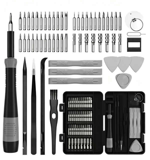 58 in 1 Precision Screwdriver Set with Torx T5 T6 T8 Mini Repair Tool Kit for Computer PS4 PS5 Eyeglasses Watch PC Phone Repair