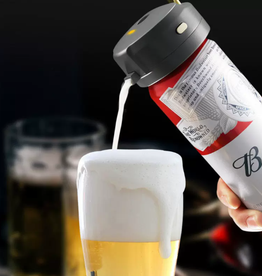 Portable Beer Foamer | Ultrasonic Foamer | Transforms tinned or bottled beer into craft-style beer in seconds