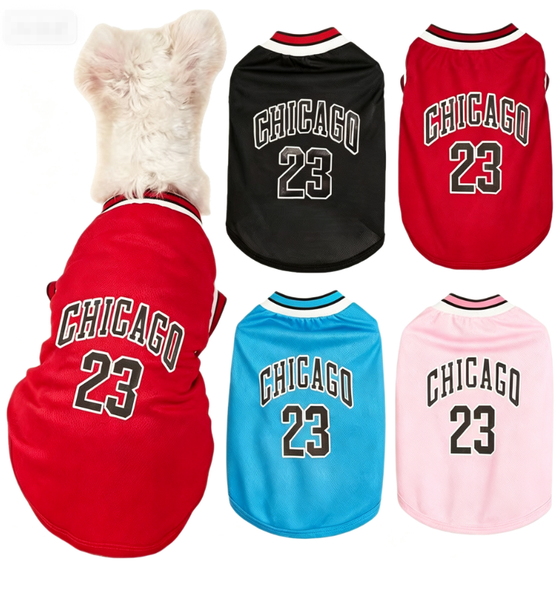 Pet No. 23 Basketball Jersey | Sports Jerseys for Dogs and Cats | Basketball-Themed Pet Clothing for Small, Medium, and Large Dogs and Cats
