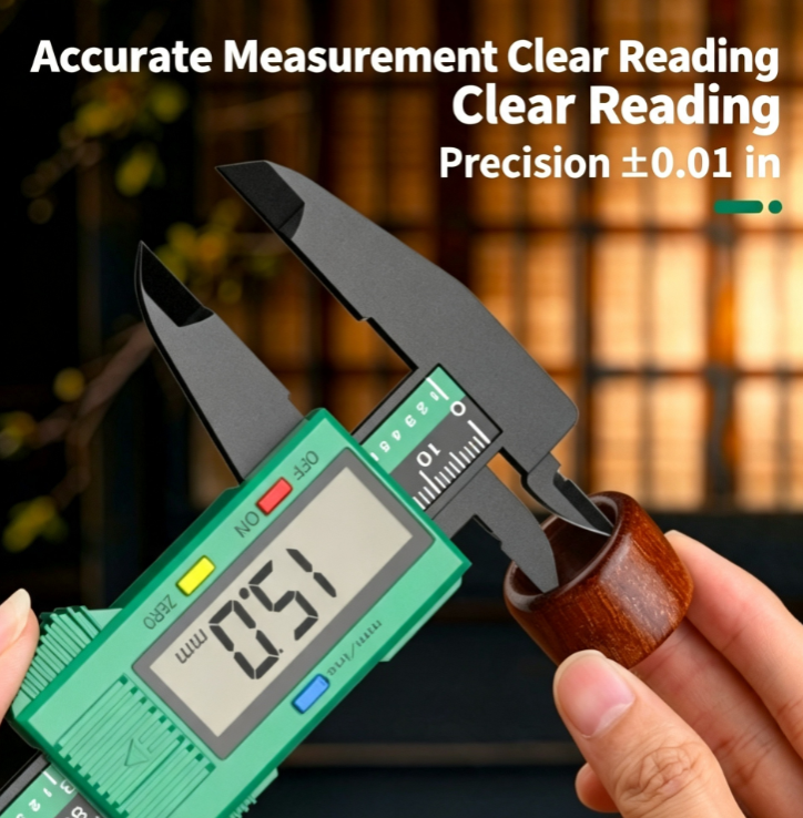 Digital Fiber Vernier Caliper 150mm, High Precision 0.01mm Electronic Vernier Caliper