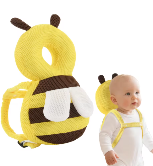 3D Breathable Baby Anti-Fall Head Pillow | The Ultimate Solution for Protecting Your Baby’s Head While Learning to Walk | Children’s Head Protection Pad | Breathable and Cool | Lightweight and Adjustable