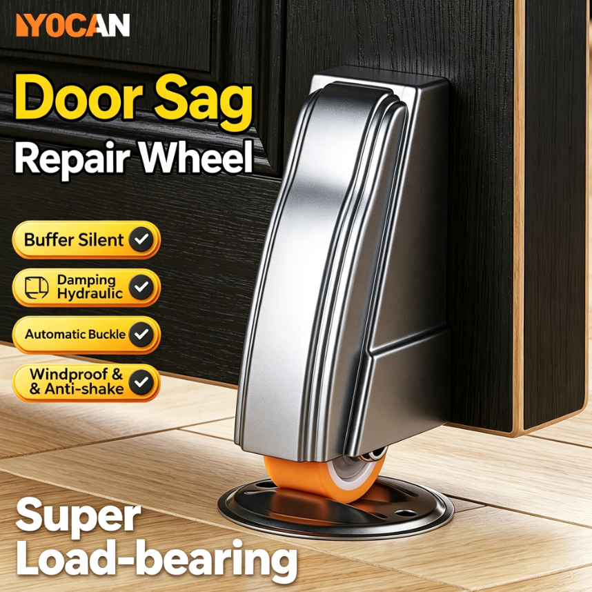 Door Bottom Rollers | Door Sagging Correction Rollers | Damped Hydraulic Cushioning for Quiet Operation | Ultra-High Load Capacity to Prevent Sagging