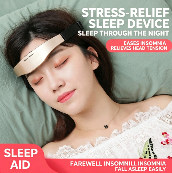Smart Head Sleep Massager | Electric Pulse Sleep Aid Device for Insomnia & Migraine Relief