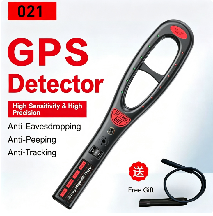 GPS Tracker Detector & Hidden Camera Finder | Handheld Security Scanner Wireless Car GPS Signal Detector|Multi-Functional Magnetic RF Signal Scanner for Anti-Spy, Anti-Location, Privacy Protection