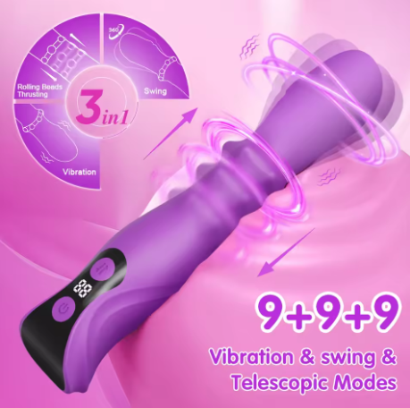 Women's 3-in-1 Smart Thrusting & Swinging Vibrator
