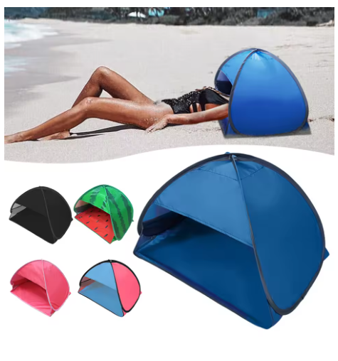 Head Tent Mini Portable Sun Shelter Pop-Ups Beach Tent Summer Beach Mini Sunbathing Head Tent Face Tent for Seasides Beach