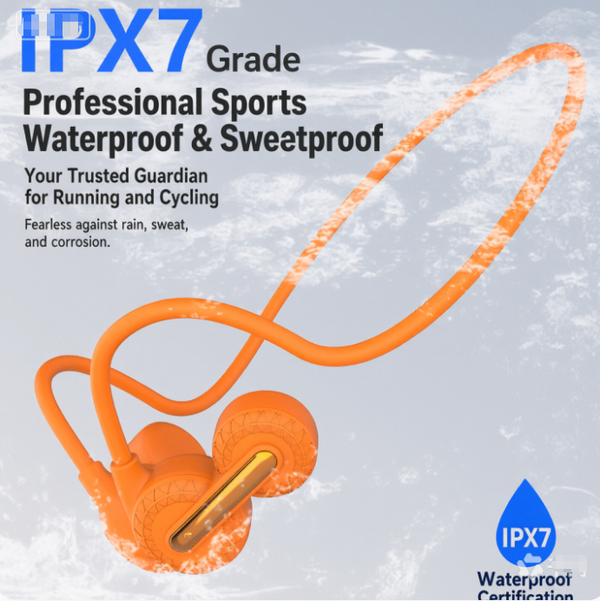New Bone Conduction Sports Headphones | 360° ACS Panoramic Stereo IPX7 Water Resistance, Bluetooth 5.4, Open-Ear Wireless Headphones, Designed Specifically for Running and Cycling