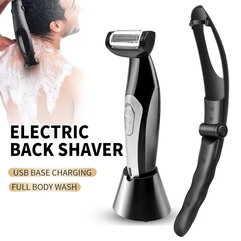 Back Shavers for Men Body Groomers Back Shavers for Men Long Handle, Detachable Extension Handle Men with Back Attachment