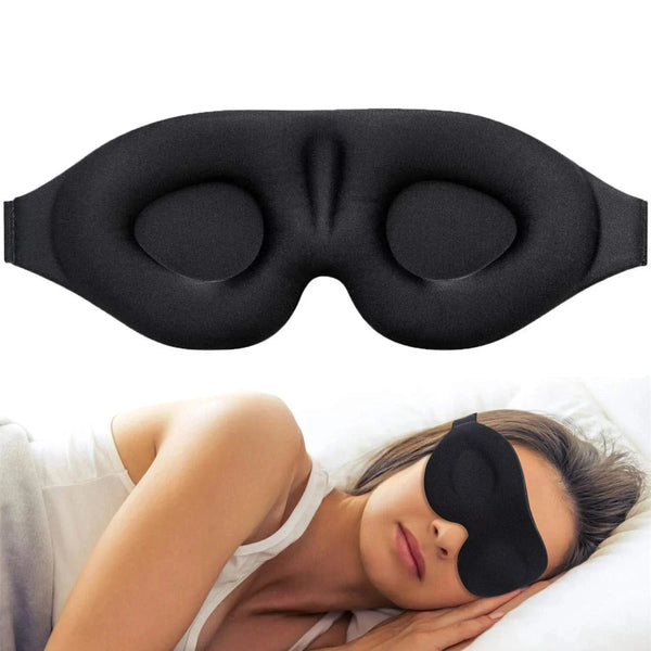 3D Eye Mask Sleeping Contoured Cup Breathable Blindfold Concave Molded Night Sleep Mask Block Out Light