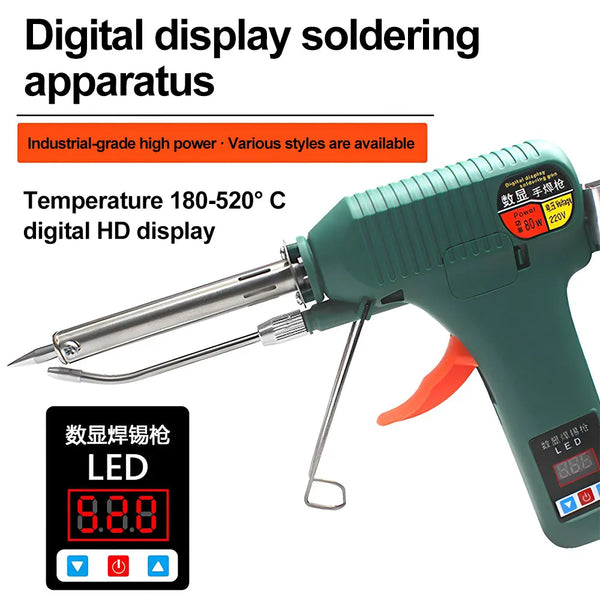 80W Automatic Electric Soldering Iron Tin Tool Hand-Held Internal Heating Automatically Send Tin Welding Heating Repair Tools