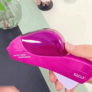 Automatic Tape Dispenser Hand Held Adhesive Tape Hand-Held One Press Cutter For Gift Wrapping Scrap Booking Book Cover