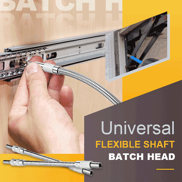 1/4'' 150/200/300/400mm Universal Flexible Shaft Batch Head For Electric Drill Bit Holder Flexible Shaft Screwdriver Hex Shank Extension